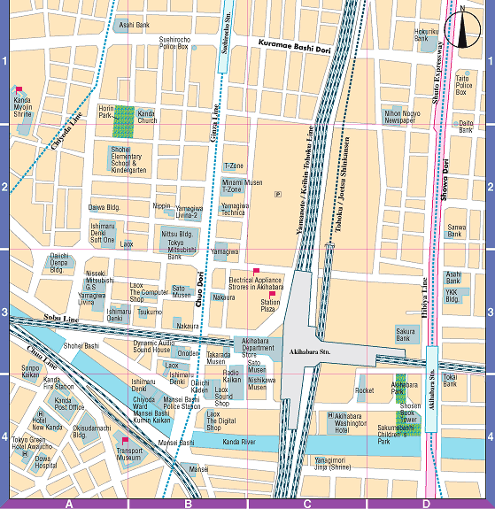 [Akihabara map]
