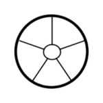 [Cross section of coaxial cable core]