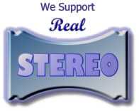 We support real stereo
