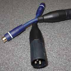 XLR-to-RCA adapters