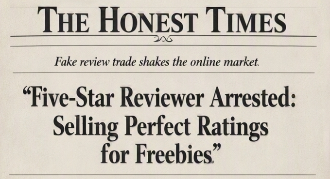 [Recensioni 5 stelle fasulle]