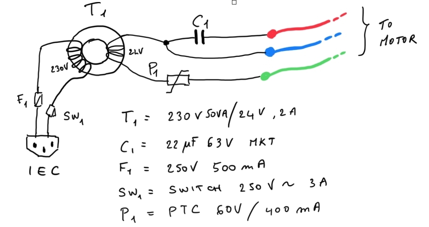 [DIY AC PSU for Michell Gyrodec and 24V AC motors]