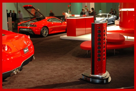 [Ferrari Art-Engine speakers]