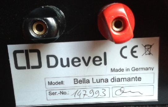 [Duevel Bella Luna Diamante - binding posts]