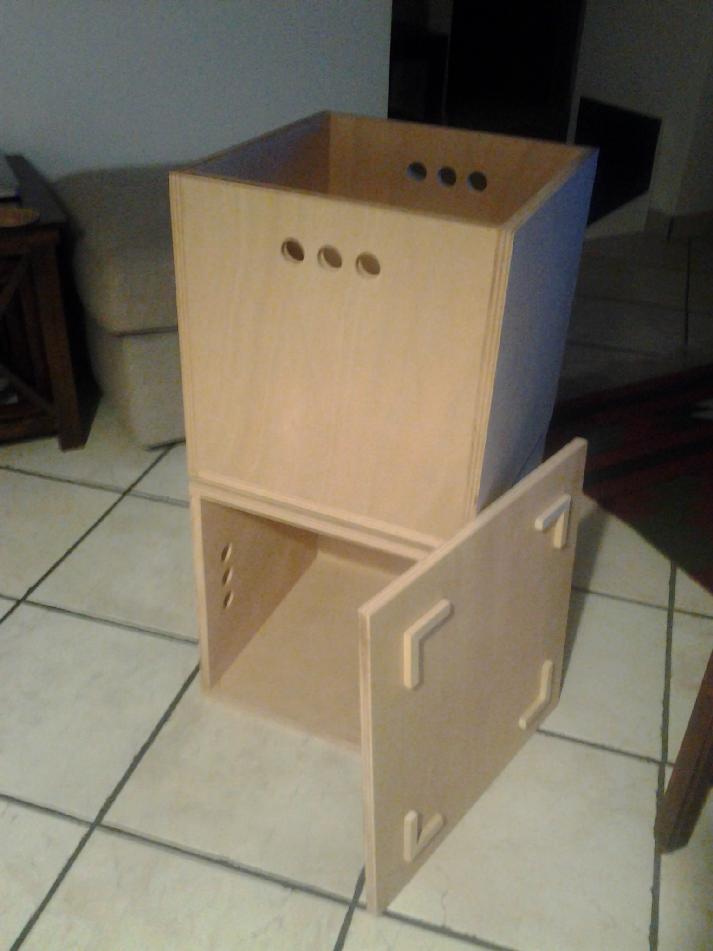 [Box in legno portaLP]