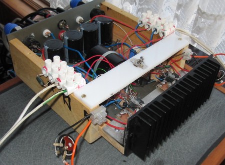 [OPA541 chip amp built using a Resurrector]