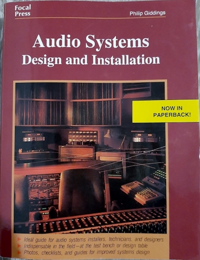 [Copertina del libro Audio Systems Design and Installation di Philip Giddings]