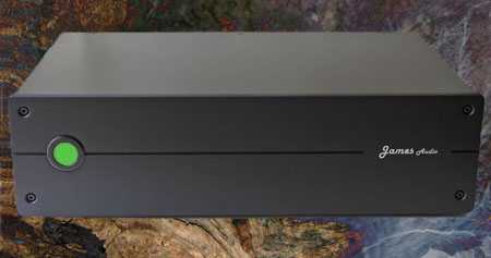 [James Audio mains conditioner in black]