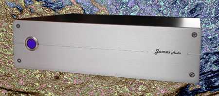 [James Audio mains conditioner in silver]