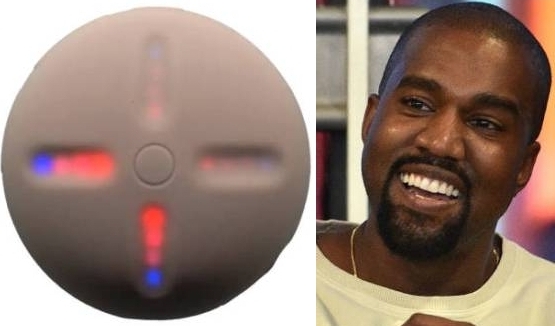 [Kanye West and his proprietary $200 Stem Player]