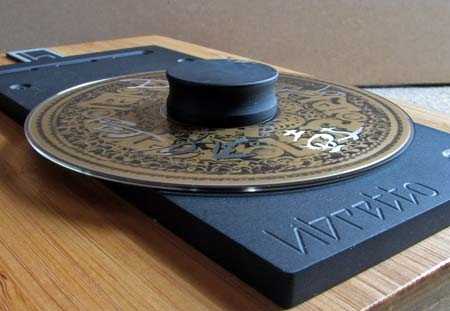 [Human Audio Libretto CD player top view]