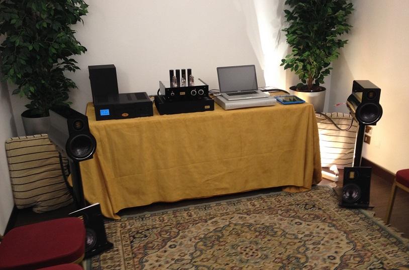 [L'ottima saletta della LP Audio]