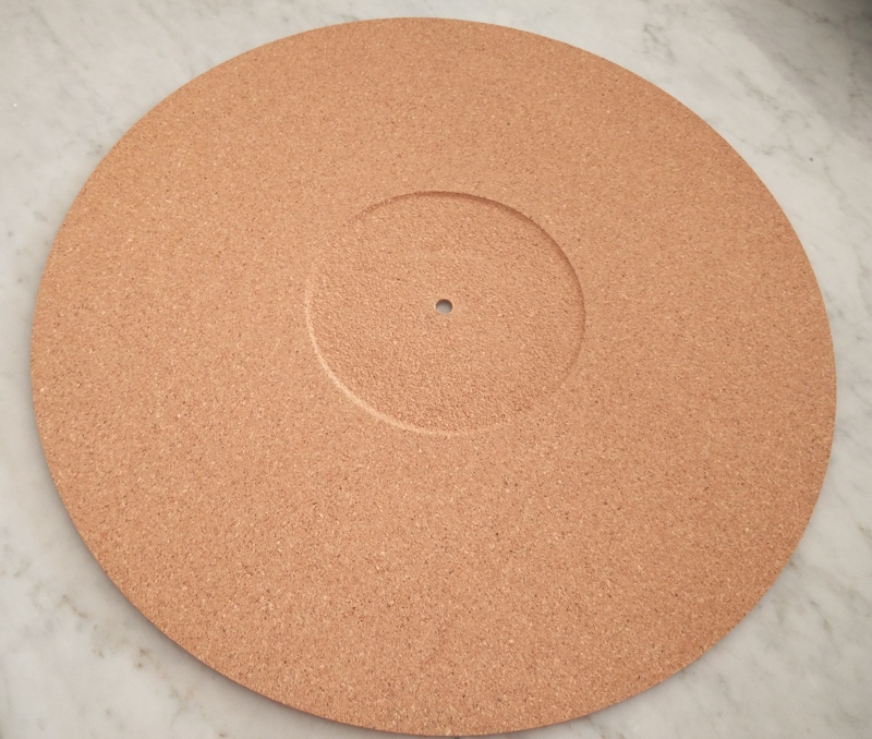 [MayRecords Cork Mat - inexpensive turntable mat]