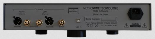[Metronome Le Player - vista posteriore]