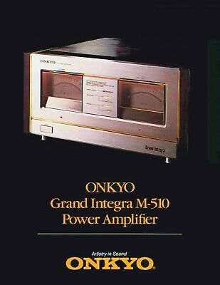 [Onkyo Grand Integra M510 original brochure]
