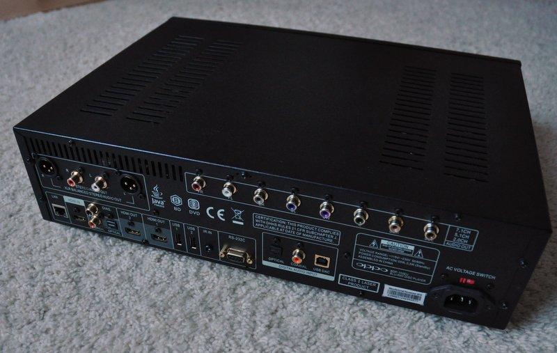 [Oppo BDP-105 - vista posteriore]