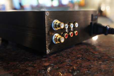 [PGA2311 Preamplifier - rear view]