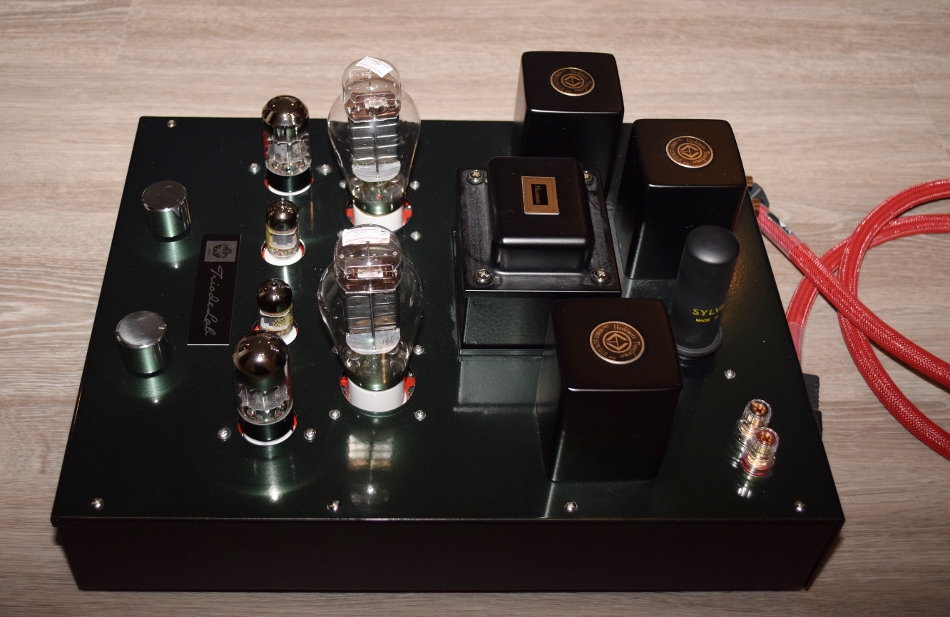 [Triode Lab 2A3 EVO - vista laterale]