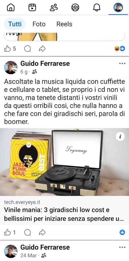 [Vinile ingannevole]