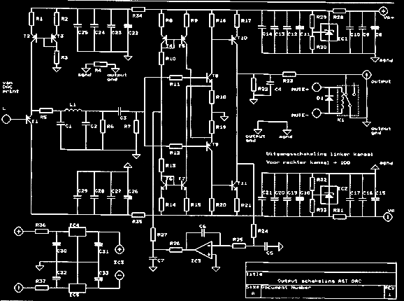 [il circuito analogico di filtro del MP-DAC]