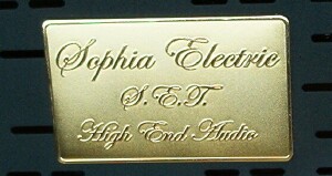 [Sophia Electric Plaque, Top of Transformer Cover]