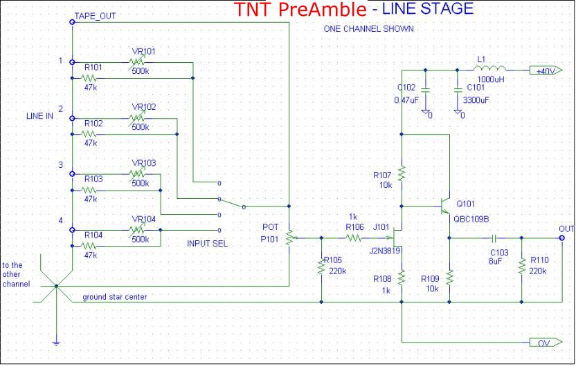 [TNT PreAmble Line Stage schematic]