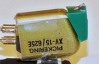 [3.0 mil Rek-o-Kut stylus in Pickering cartridge--close up]
