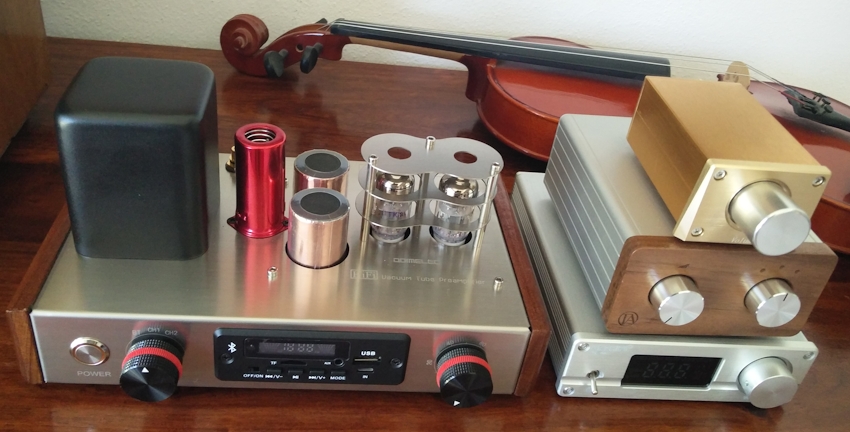 [Four inexpensive preamps]