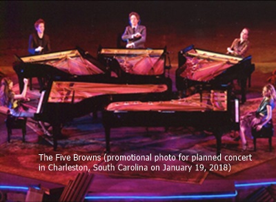 [Foto promozionale del gruppo The 5 Browns]