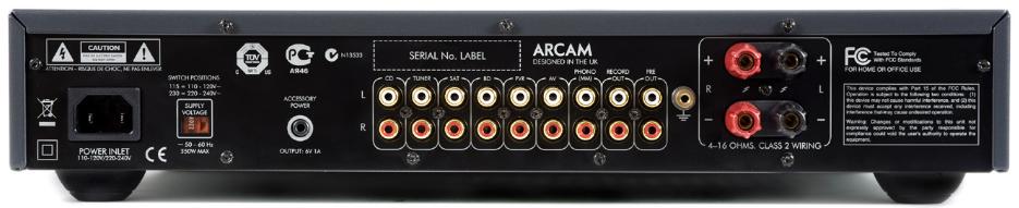 [Arcam A19 Rear View]