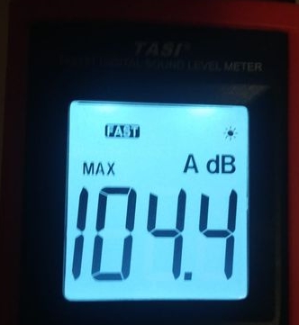 [Argon Audio Alto55 mk2 - dB peaks]