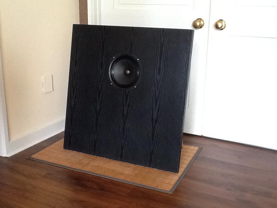 [Open baffle with Audio Nirvana driver]