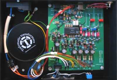 [Audial AYA II USB DAC interior]