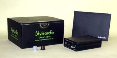Carat-HD1V USB DAC e scatola.