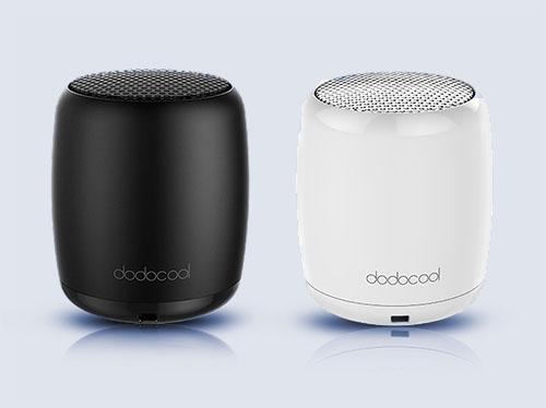 [Dodocool DA84-1 Bluetooth portable speaker compared to an egg.]