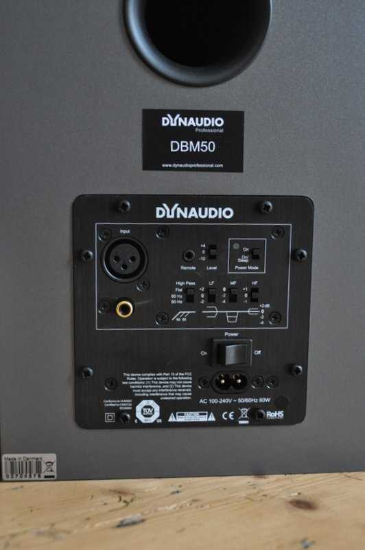 [Dynaudio DBM50 - rear view]