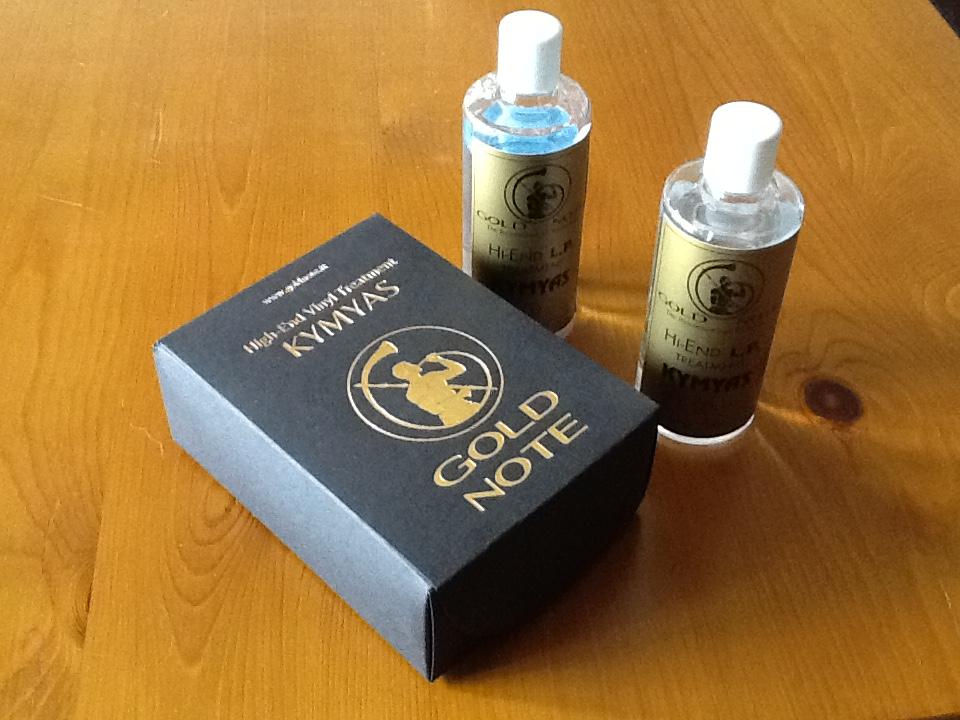 [The Gold Note record treatment set]