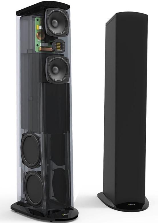 [GoldenEar Triton Five speakers]