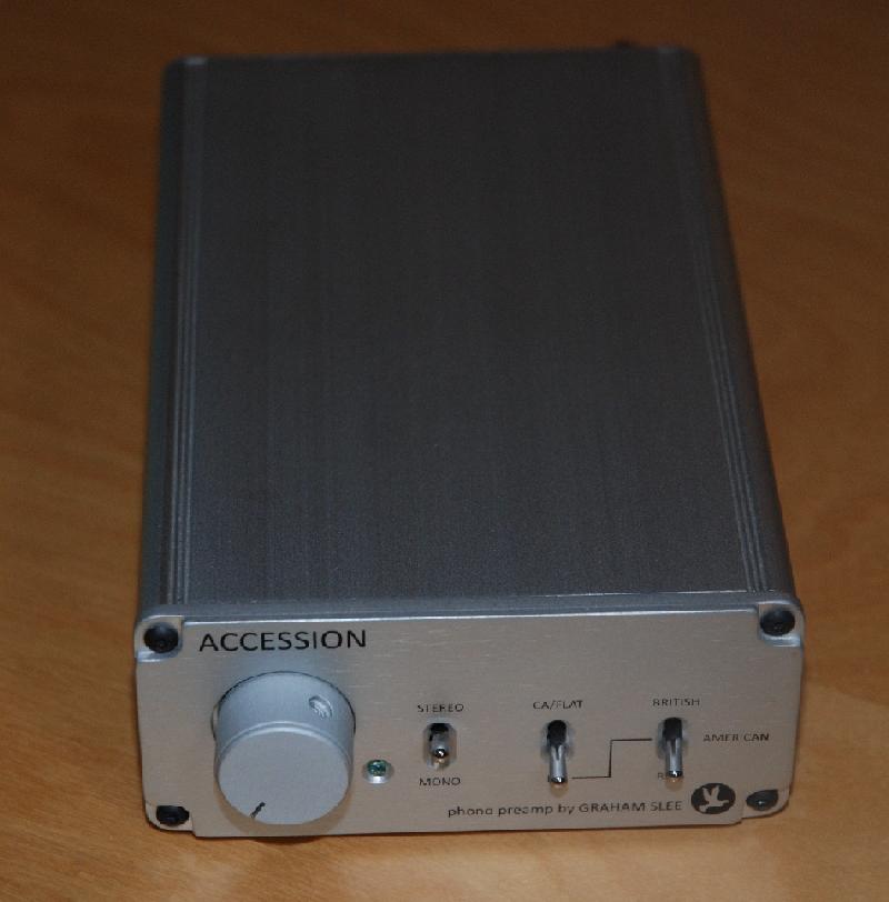 [GSP Accession phono stage - front view]