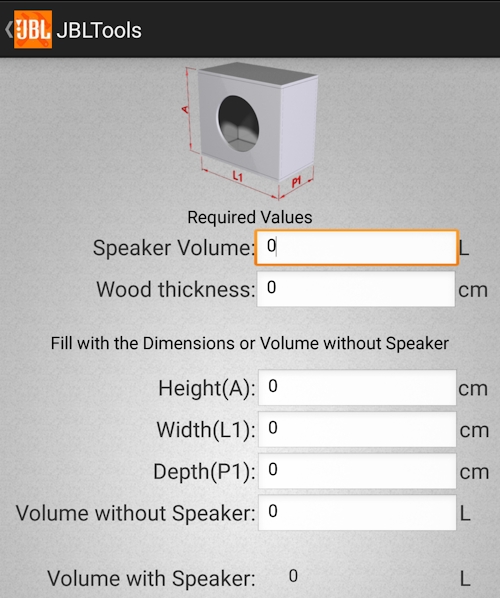 [JBL Tools app]