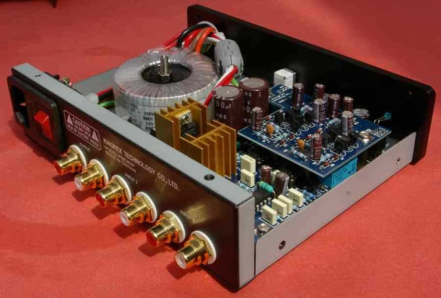 [Kingrex preamp - rear view]