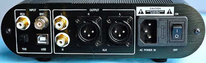 [Little Dot DAC_I rear view]