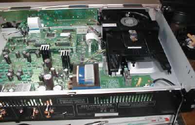 [Marantz CD6000 - back view (without top cover!)]