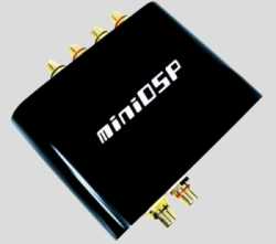 MiniDSP module in case.
