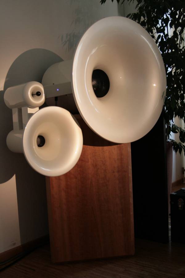 Hi end horn shop speakers