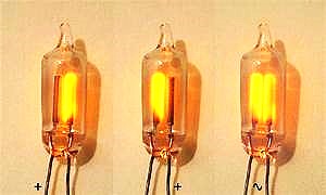 Glowing leds