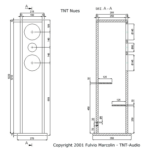 diy floor standing speaker plans