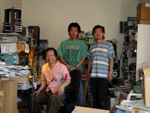 [The small NuForce team]