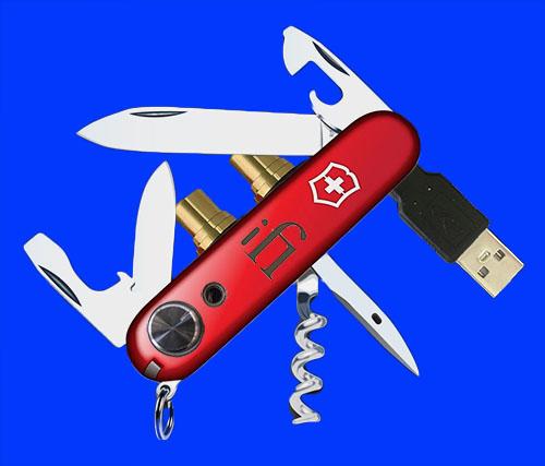 [Mock up of a Swiss Army USB penknife]