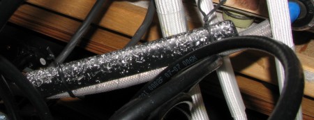 Cable Sonic Purifier on  a mains cable.